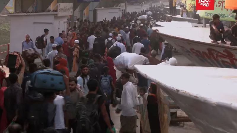 জৌলুস ফিরল সদরঘাটে, ঘরমুখো মানুষের উপচেপড়া ভিড়